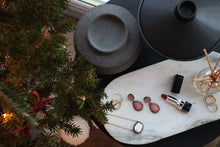 Load image into Gallery viewer, Serenity Rose Quartz Double Drop Earrings