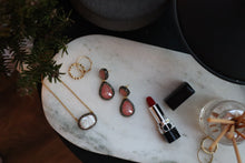 Load image into Gallery viewer, Serenity Rose Quartz Double Drop Earrings