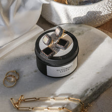 Load image into Gallery viewer, Eclipse Onyx Double Drop Earring