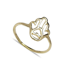 Load image into Gallery viewer, Eloise 2.0 Hamsa Hand Minimalist Ring