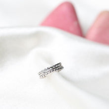 Load image into Gallery viewer, Hallie Silver Twisted Adjustable Ear Cuff