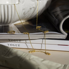 Load image into Gallery viewer, Helena 2.0 Hamsa Charm Necklace with Cubic Zircon Gold