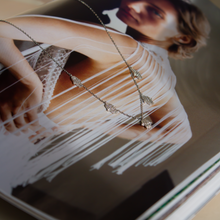 Load image into Gallery viewer, Helena 2.0 Hamsa Charm Necklace with Cubic Zircon Silver