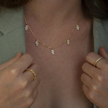 Load image into Gallery viewer, Helena 2.0 Hamsa Charm Necklace with Cubic Zircon