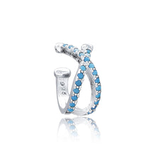 Load image into Gallery viewer, Ivy X Turquoise Adjustable Ear Cuff