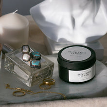 Load image into Gallery viewer, Lagoon Double Drop Natural Turquoise & Pearl Dangle Earring