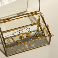 Load image into Gallery viewer, Lale Medallion Charm Dangle Earrings 16k Gold Vermeil