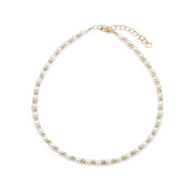 Load image into Gallery viewer, Lalita Pearl & Zirconia Anklet Gold