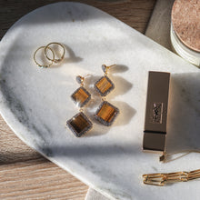 Load image into Gallery viewer, Manuka Tigers Eye Double Dangle