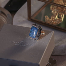 Load image into Gallery viewer, Midnight Lapis Lazuli Adjustable Ring