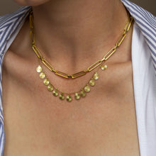 Load image into Gallery viewer, Noor Boho Charm Disk Necklace 16k Gold Vermeil