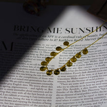 Load image into Gallery viewer, Noor Boho Charm Disk Necklace 16k Gold Vermeil