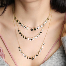 Load image into Gallery viewer, Noor Boho Charm Disk Necklace 16k Gold Vermeil