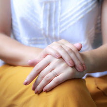 Load image into Gallery viewer, Nora Double Band Cubic Zirconia Ring