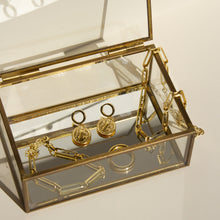 Load image into Gallery viewer, Opal Charm Chain 16k Gold Vermeil Necklace