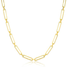 Load image into Gallery viewer, Opal Charm Chain 16k Gold Vermeil Necklace