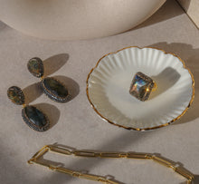 Load image into Gallery viewer, Sunset Labradorite Adjustable Ring