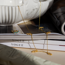 Load image into Gallery viewer, Venus Adjustable Ear Cuff With Turquoise Detailing