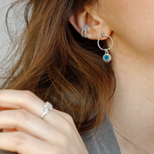 Load image into Gallery viewer, ear cuff turquoise adjustable