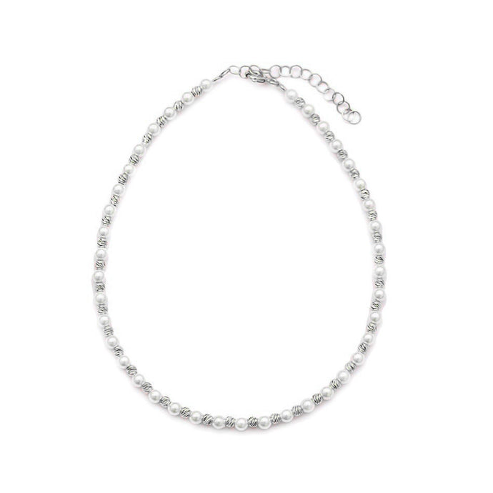 Lalita Pearl & Zirconia Anklet Silver