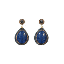 Load image into Gallery viewer, Lapis Lazuli Dangle Earring
