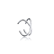 Load image into Gallery viewer, Lelani Minimalistic X Adjustable Ear Cuff

