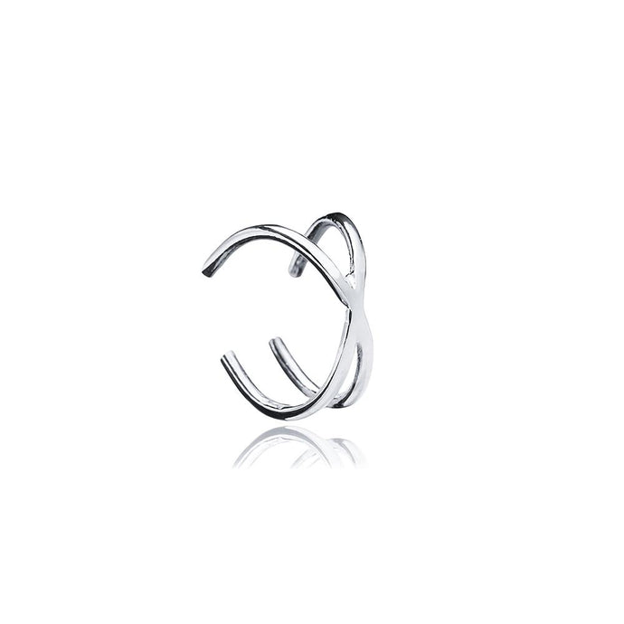 Lelani Minimalistic X Adjustable Ear Cuff