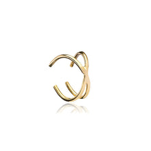 Load image into Gallery viewer, Lelani Minimalistic X Adjustable Ear Cuff
