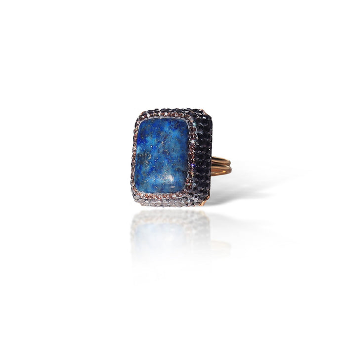 Midnight Lapis Lazuli Adjustable Ring