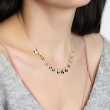 Load image into Gallery viewer, Noor Boho Charm Disk Necklace 16k Gold Vermeil
