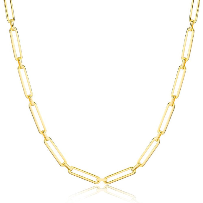 Opal Charm Chain 16k Gold Vermeil Necklace