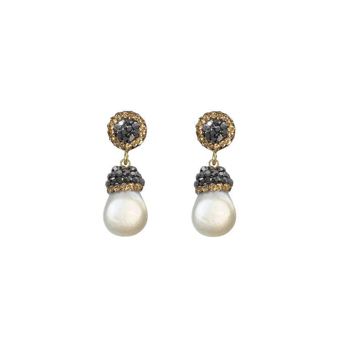 Mini Snowstorm Pearl Dangle Earring