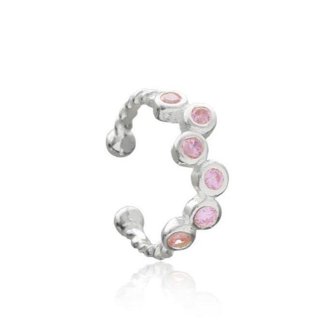 Venus Adjustable Ear Cuff With Amethyst