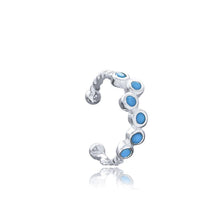 Load image into Gallery viewer, Venus Adjustable Ear Cuff With Turquoise Detailing
