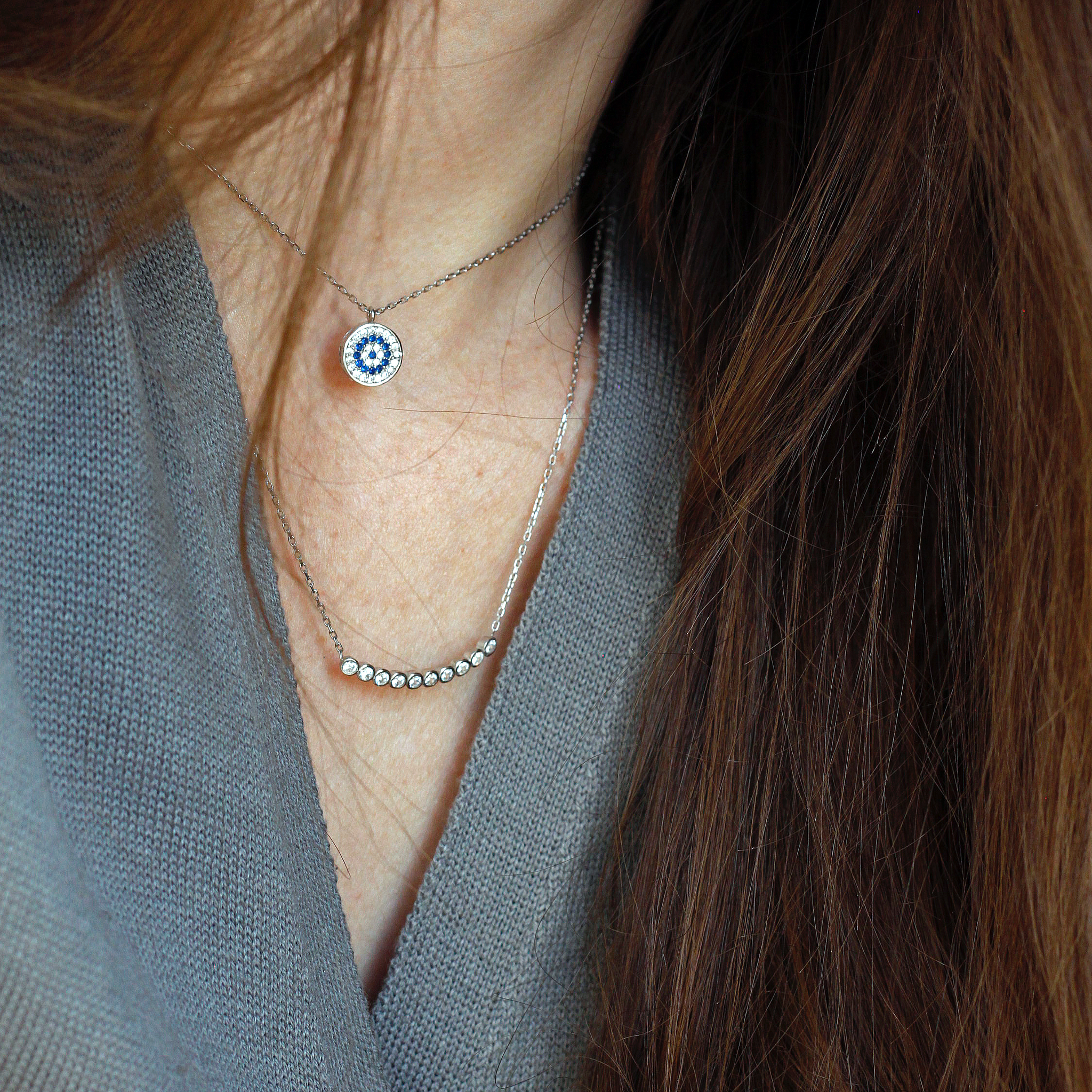 Minimalist hot sale bar necklace